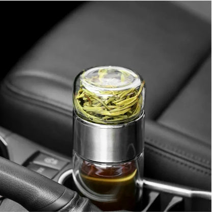 Aromia.tr Cam Demlikli Termos